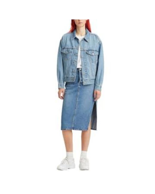 Levis Skirt For Woman A4711 0000 di Levi's in Blue