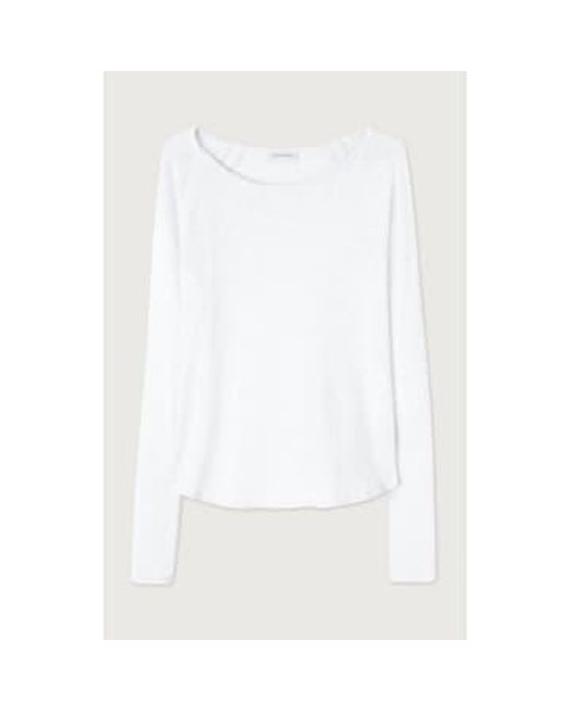American Vintage White Sonoma Long Sleeved S T Shirt M