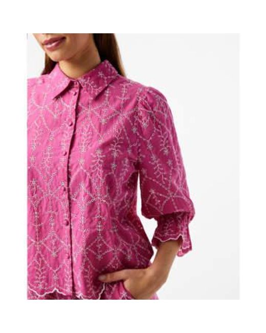 Yas Malura Shirt Raspberry di Y.A.S in Pink