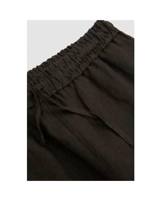 De Bonne Facture Black Drawstring Trousers Arabica 50 for men