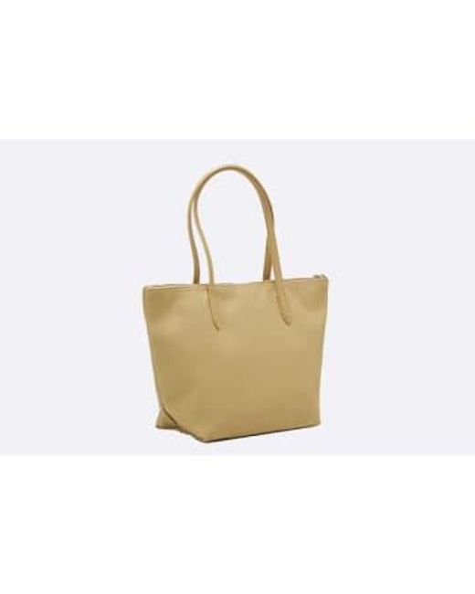 Lacoste White Tote Bag L.12.12 Concept * / Marron