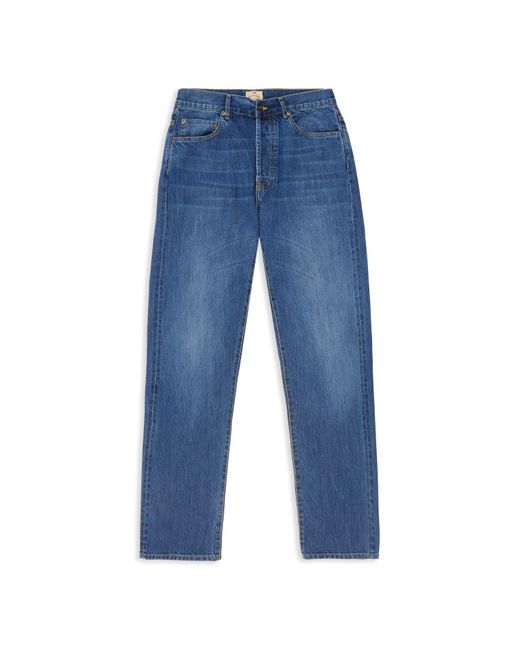 Burrows and Hare Slim Jeans in Blue for Men | Lyst
