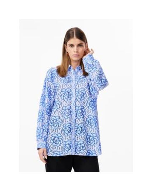 Yas Or Isa Ls Shirt Palace di Y.A.S in Blue