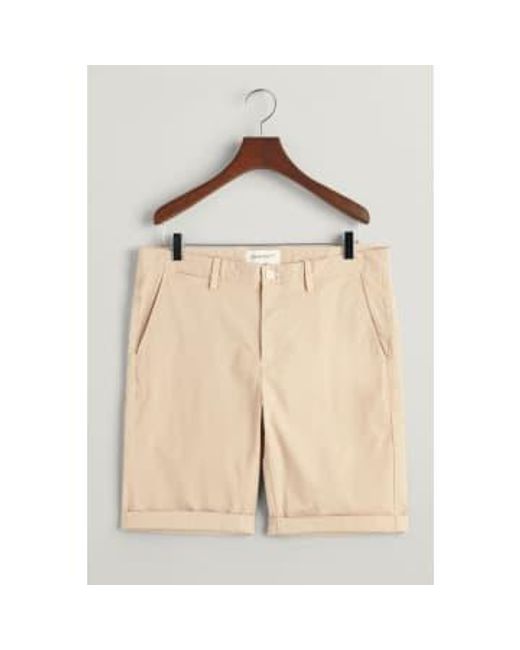 Gant Natural Regular Fit Sunfaded Shorts for men