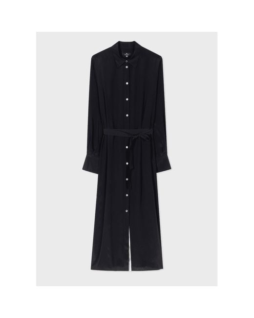 Robe chemise noire avec s détails tourbillon pulvérisation Paul Smith en coloris Black