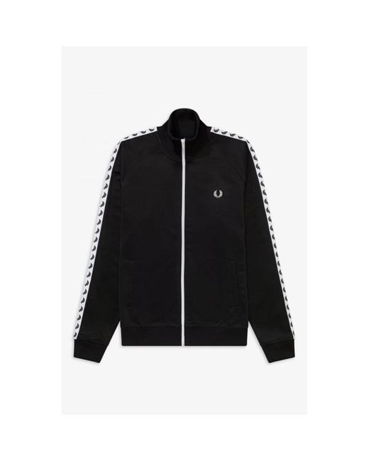 Taped Track Jacket 4620 Black Fred Perry de hombre | Lyst