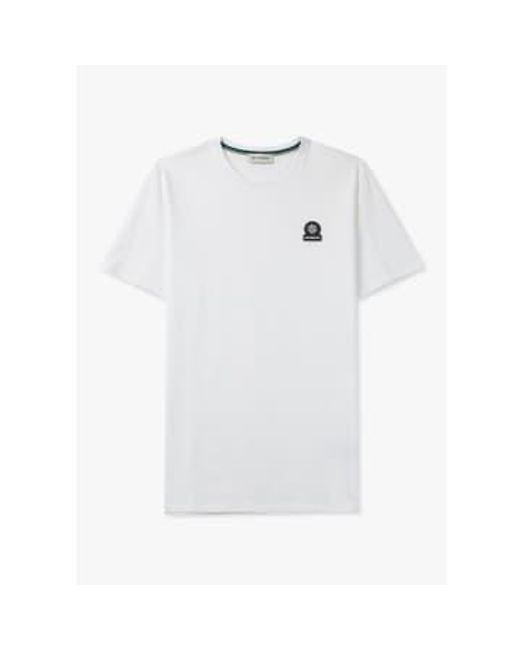 T-shirt logo en blanc Sandbanks pour homme en coloris White