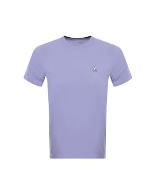 Pastel Lavender T Shirt di Psycho Bunny in Blue da Uomo