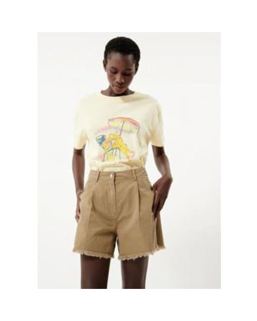 FRNCH Natural Alyssia Shorts / Xs