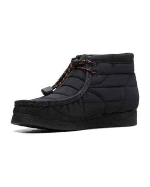 Clarks Black Wallabee Boot Quilted Uk 7 for men
