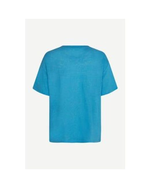 T-shirt saeli Samsøe & Samsøe pour homme en coloris Blue