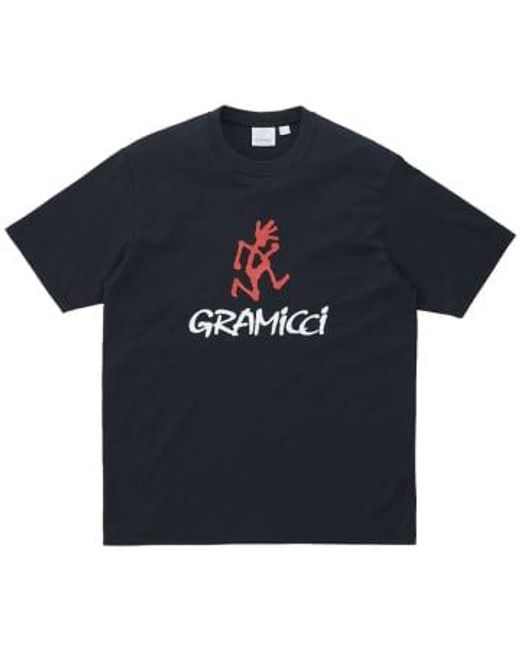 Gramicci Blue Logo -t -shirt