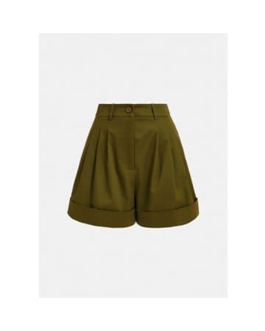 Essentiel Antwerp Green Khaki Faint Shorts 36 /