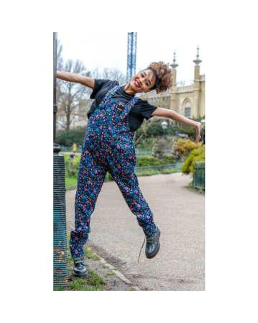 Run and Fly Blue & Memphis Stretch Twill Dungarees 3xs