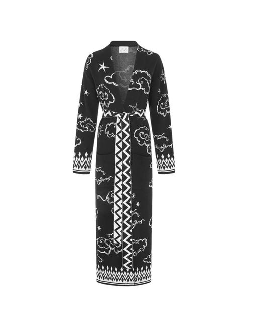 Hayley Menzies Hayley Zies Cotton Jacquard Duster in Black Lyst