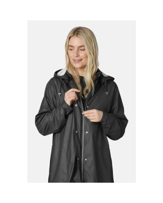 New Arrivals Black Ilse Jacobsen Raincoat
