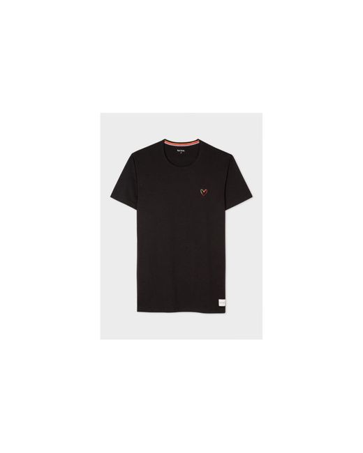 Paul Smith Black Jersey Lounge Swirl Short Sleeve T Shirt | Lyst