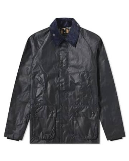 Barbour Gray Classic Bedale Wax Jacket for men