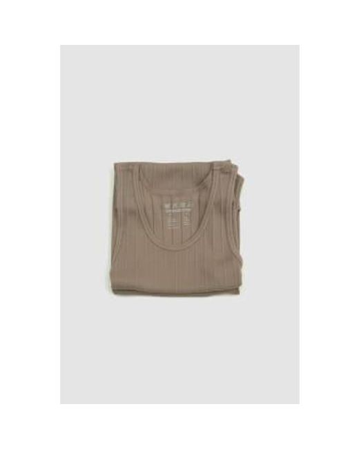 mfpen Multicolor Rib Tank Top 2pack Taupe Xs for men
