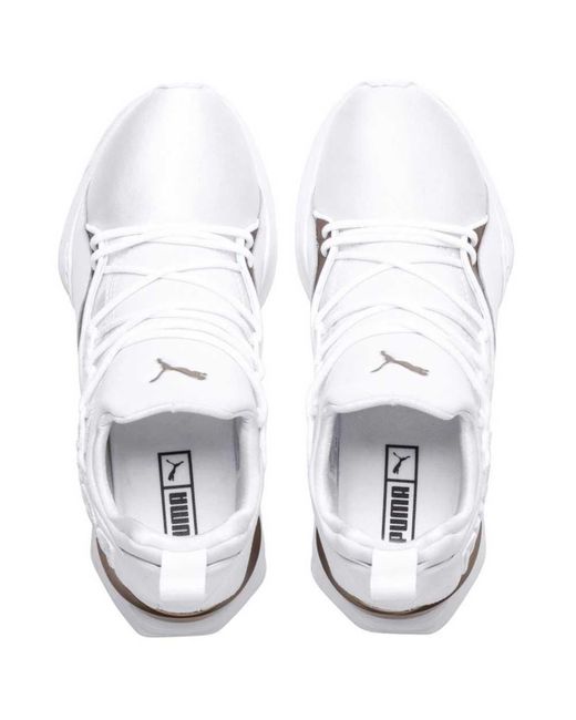 PUMA Muse Maia Luxe White Shoes for Men | Lyst