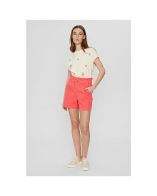 Numph Pink | Carlice Shorts Calypso Coral Xs