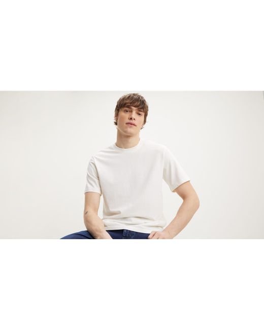 Levi's Denim White Essential T -shirt for Men | Lyst
