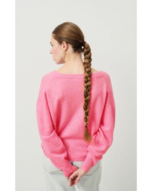 American Vintage Pink Raxow Jumper Princess Melange