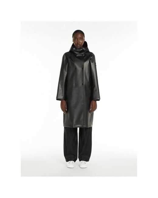 Max Mara Black Kuban Raincoat Col: 002