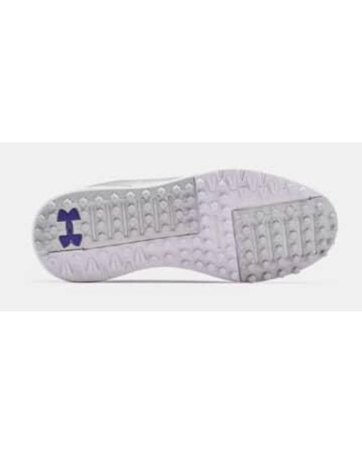 Under Armour White Scarpe Charged Breathe Spikeless 38 1/2