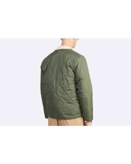 Taion Green Military W-zip V Neck Down Jacket Xs / for men