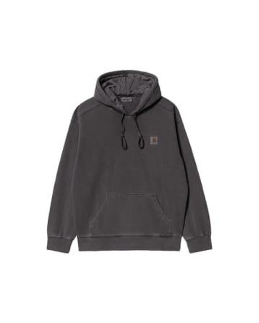 Carhartt Gray Sudadera Hooded Nelson Charcoal for men