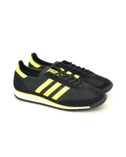 adidas Synthetic Sl 72 Og Black, Acid Yellow & White Shoes for Men | Lyst
