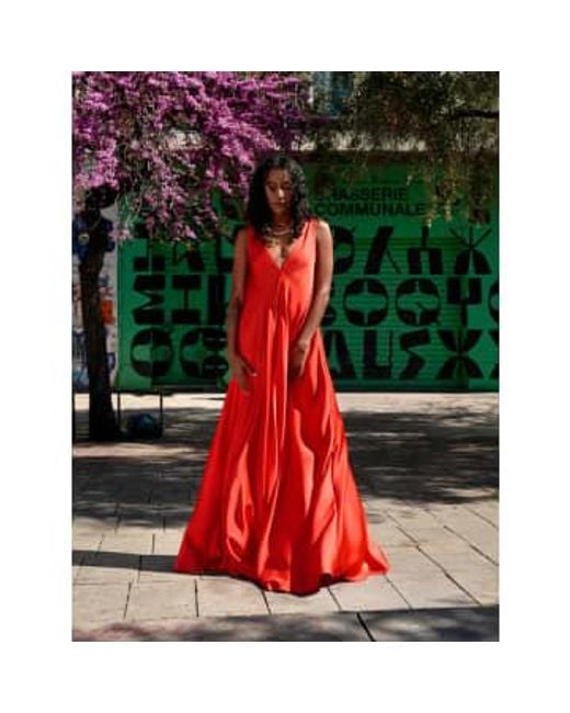 Essentiel Antwerp Fulu Dress 36 in Red Lyst