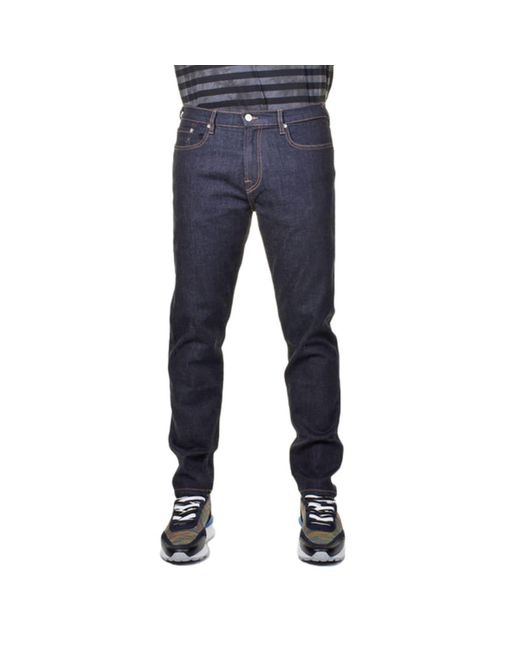 Paul Smith Tapered Fit Jeans Rinse in Blue for Men | Lyst