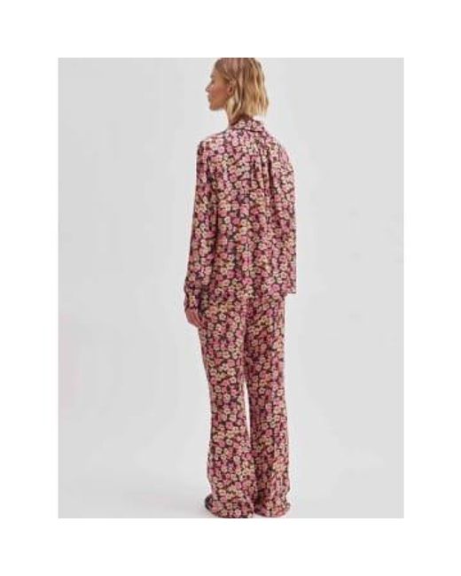 Second Female Red Camellia Victory Trousers M