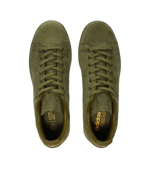 adidas Suede Stan Smith Wild Pine & Gold Metalic in Green for Men - Save  33% | Lyst