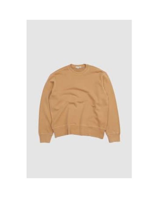 Lady White Co. Natural Relaxed Sweatshirt Mustard Pigment for men