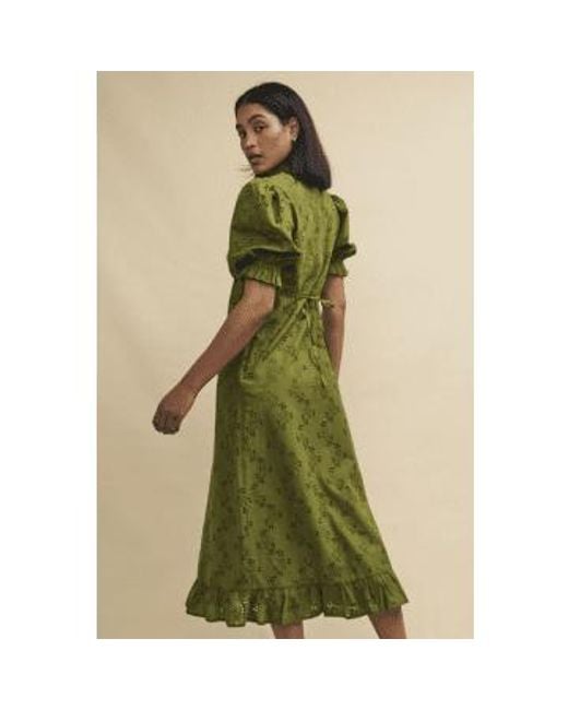 Nobody's Child Green Delilah Broiderie Dress