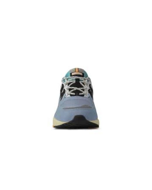 Karhu Blue Sneakers Fusion 2.0 Fog / Jet Black Suede Leather