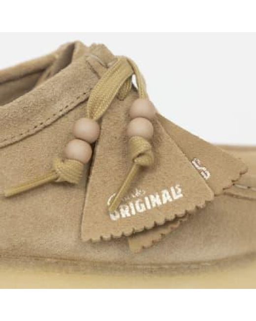 Clarks Natural S Wallacraft Bee Suede Shoes