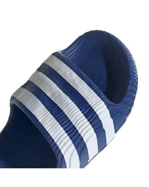 Adidas Adilette 22 Blue, Blue & Cloud White 40 1/2 for men