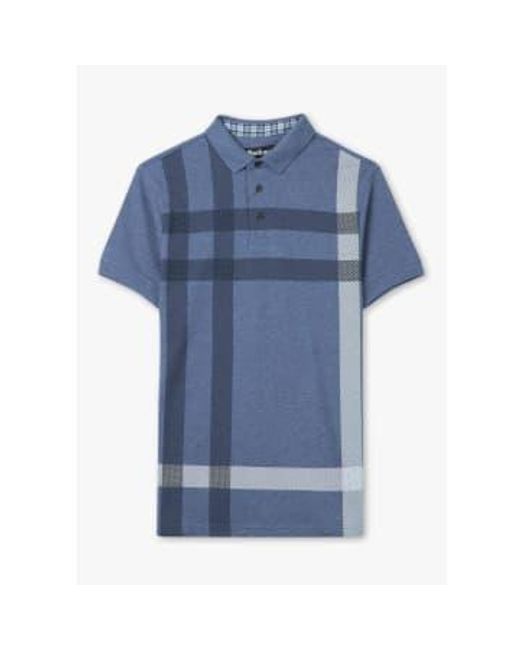 Barbour Blue S Blaine Polo Shirt for men