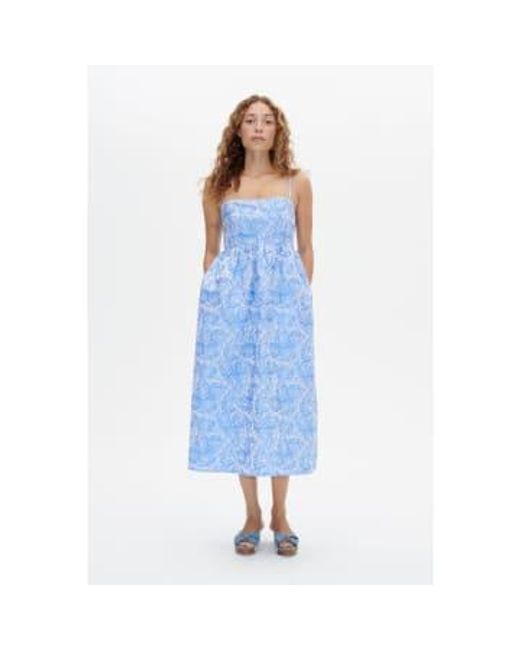 Alvina Dress Rose Jacquard di Baum und Pferdgarten in Blue