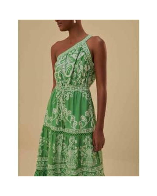 Farm Rio Green - Garden Dress - - Xs