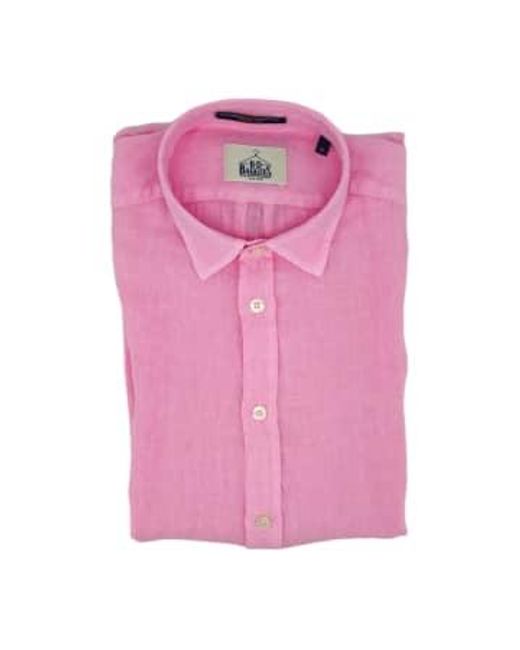 B.D. Baggies Bradford Man Brigh Pink Shirt S for men