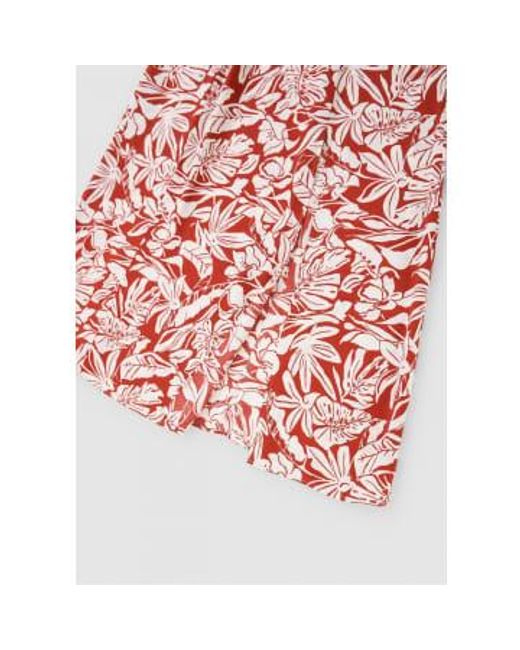 iBlues Red S Kenya Print Summer Dress
