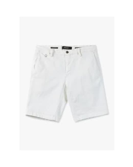 Replay White S Benni Chino Shorts for men