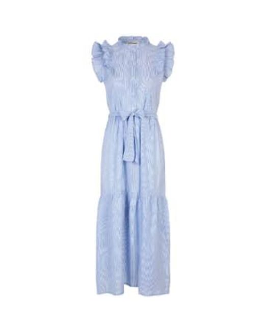 Stripe robe Harriet Maxi Lolly's Laundry en coloris Blue