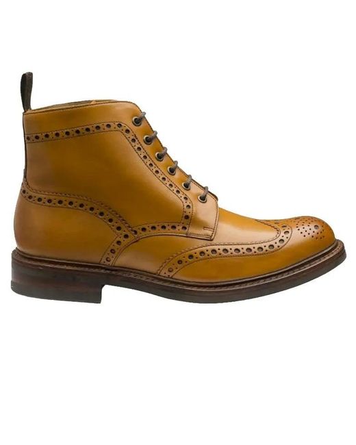 Loake Brown Bedale Lace Up Boot for men