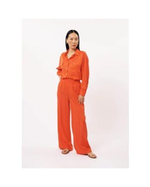 FRNCH Red Palmina Trousers S